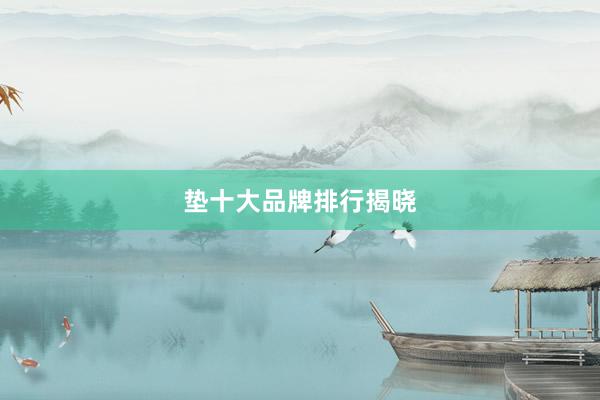 垫十大品牌排行揭晓